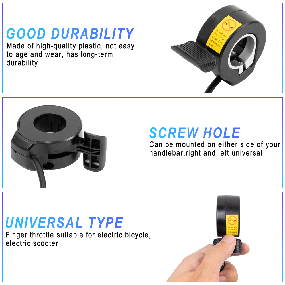 Ebike Thumb Throttle 130X for  - Mid Drive Conversion Kit 1000W review and price